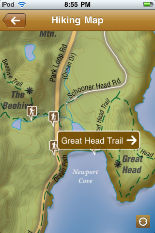 Chimani Acadia - Map